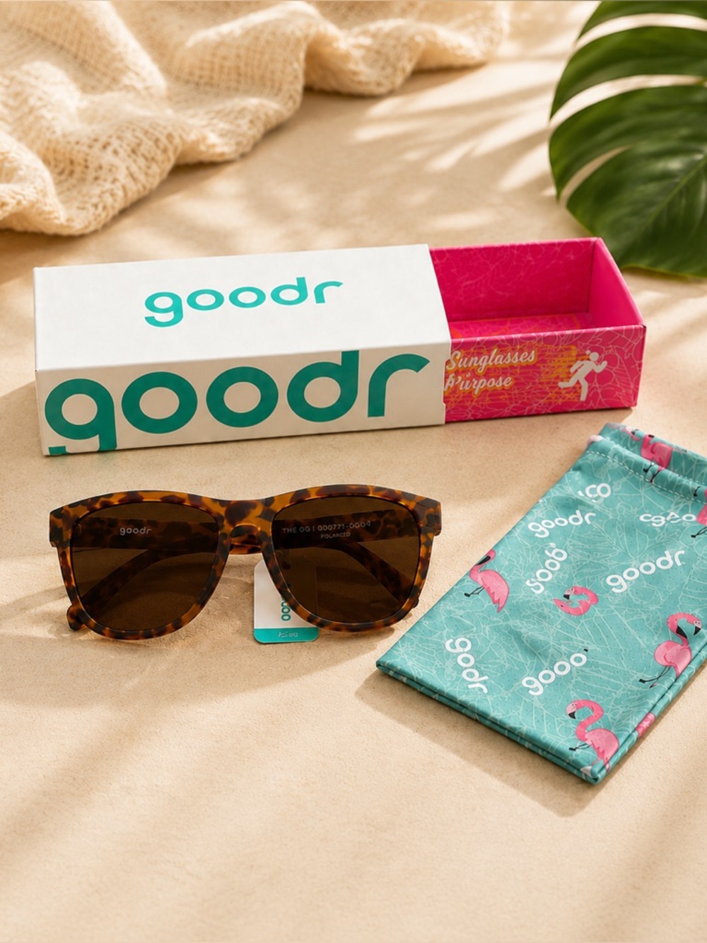 Goodr “The OG” Polarized Sunglasses – Tortoise Brown | Unisex